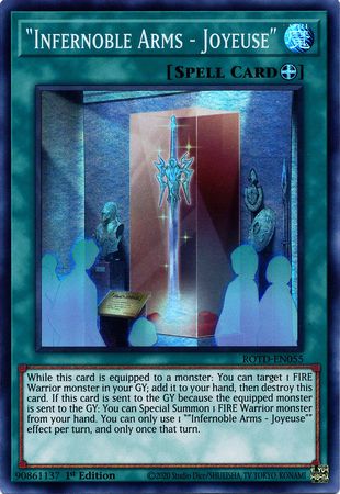 Infernoble Arms - Joyeuse - ROTD-EN055 - Super Rare - 1st Edition