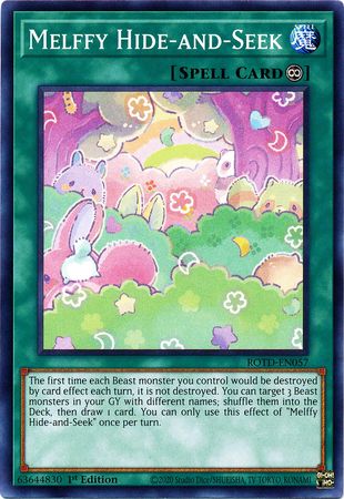 Melffy Hide-and-Seek - ROTD-EN057 - Common - 1st Edition