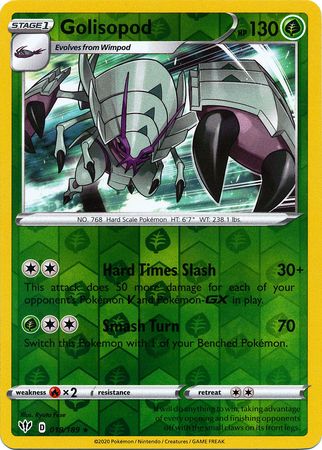 Golisopod - 018/189 - Holo Rare - Reverse Holo Golisopod - 018/189 - Holo Rare - Reverse Holo