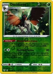 Decidueye - 013/189 - Holo Rare - Reverse Holo