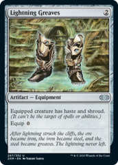 Lightning Greaves - Foil