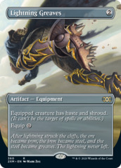 Lightning Greaves - Foil - Borderless