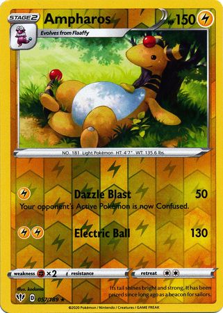 Ampharos - 057/189 - Rare - Reverse Holo