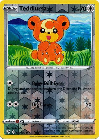 Teddiursa - 138/189 - Common - Reverse Holo