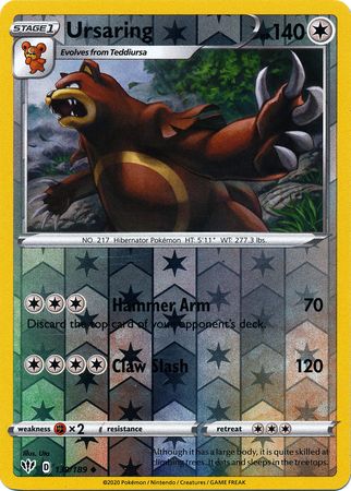 Ursaring - 139/189 - Uncommon - Reverse Holo