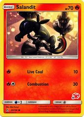 Salandit - 18 - Common - Battle Academy: Charizard Deck