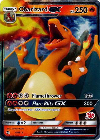 Charizard GX 9/68 (#60 Charizard Symbol)