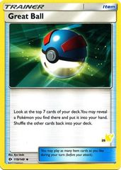 Great Ball - 119/149 - Uncommon - Pikachu Deck 29