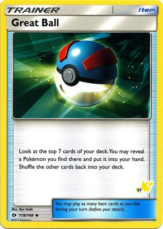 Great Ball 119/149 (#57 Pikachu Symbol)