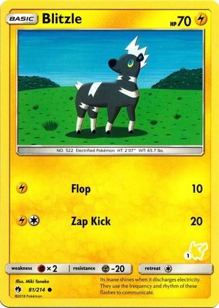 Blitzle - 1 - Common - Battle Academy: Pikachu Deck