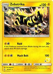 Zebstrika - 16 - Rare - Battle Academy: Pikachu Deck