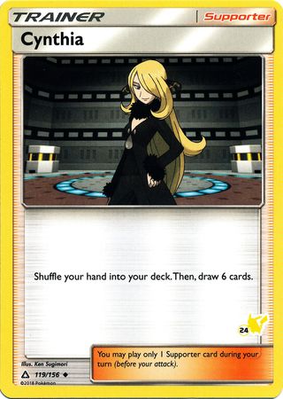 Cynthia - 24 - Uncommon - Battle Academy: Pikachu Deck