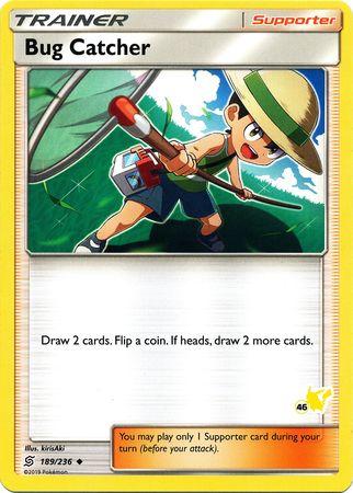 Bug Catcher 189/236 (#46 Pikachu Symbol)