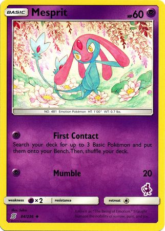 Mesprit - 84/236 - Uncommon - Battle Academy: Mewtwo Deck