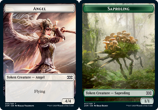 Angel Token // Saproling Token - Foil