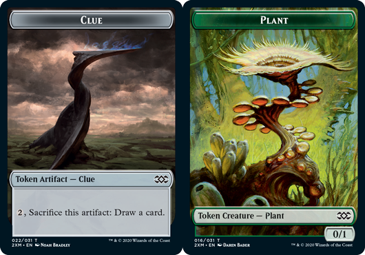 Clue Token // Plant Token - Foil