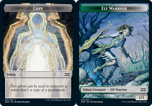 Copy Token // Elf Warrior Token - Foil