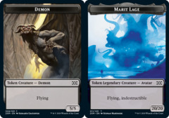 Demon (009) // Marit Lage (011) Double-Sided Token - Foil