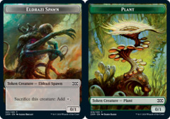 Eldrazi Spawn (001) // Plant (016) Double-Sided Token - Foil