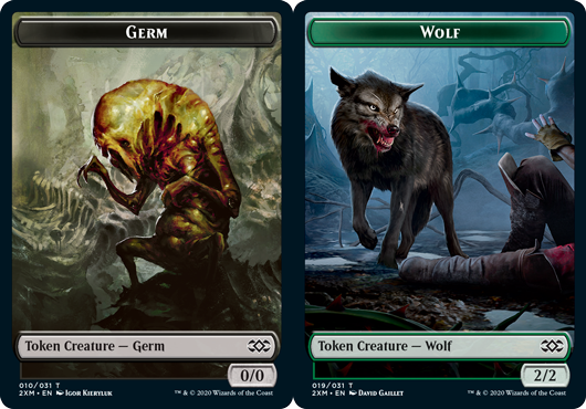 Germ Token // Wolf Token - Foil