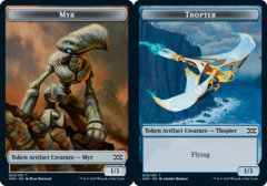 Myr Token (024) // Thopter Token (008) - Foil