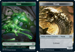 Ooze Token // Wurm Token (030) - Foil