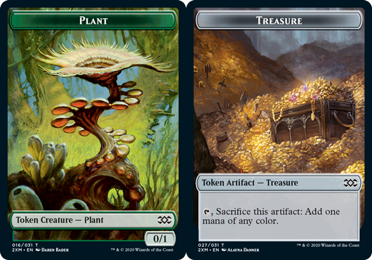 Plant Token // Treasure Token - Foil