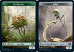 Saproling Token // Servo Token - Foil