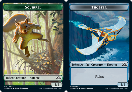 Squirrel Token // Thopter Token - Foil