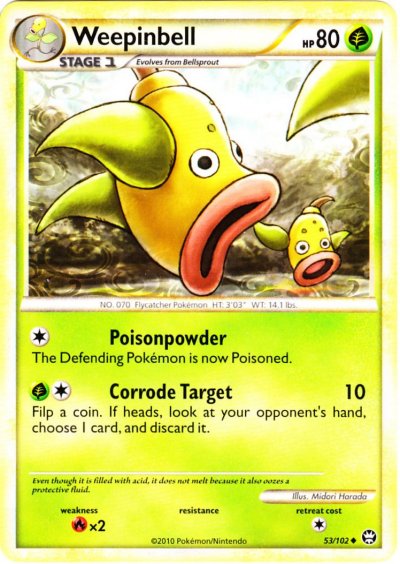 Weepinbell - 53/102 - Uncommon