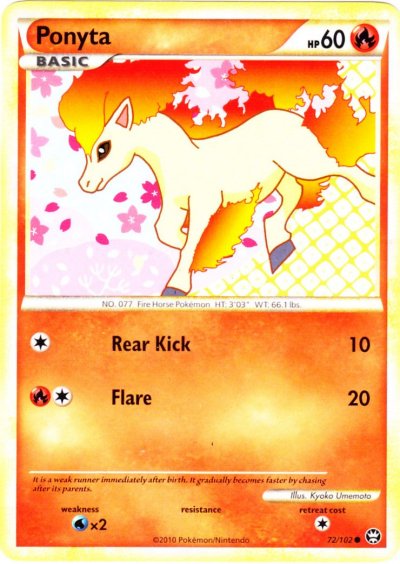 Ponyta - 72/102 - Common