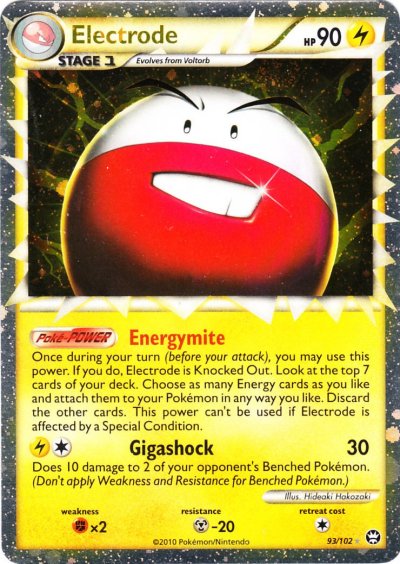 Electrode Prime - 93/102 - Super Rare Holo