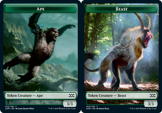 Ape Token // Beast Token - Foil