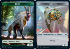 Beast (013) // Thopter (026) Double-Sided Token - Foil