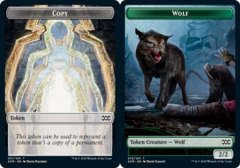 Copy Token // Wolf Token - Foil