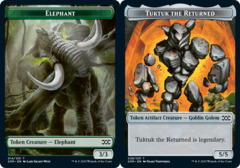 Elephant Token // Tuktuk the Returned Token - Foil