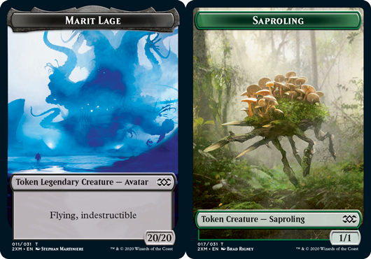 Marit Lage Token // Saproling Token - Foil