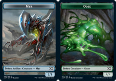 Myr (007) // Ooze (015) Double-Sided Token - Foil