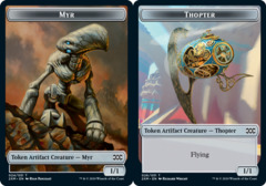 Myr Token (024) // Thopter Token (026) - Foil