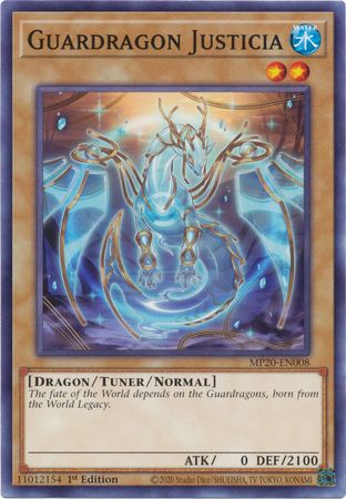 Guardragon Justicia - MP20-EN008  - Common - 1st Edition
