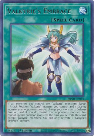 Valkyries Embrace - MP20-EN091 - Rare - 1st Edition