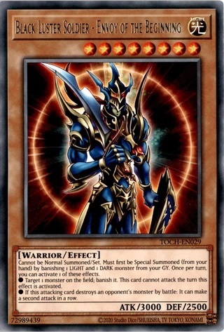 Black Luster Soldier - Envoy of the Beginning - TOCH-EN029 - Collectors Rare - Unlimited Edition