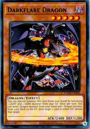 Darkflare Dragon - TOCH-EN032 - Rare - Unlimited Edition