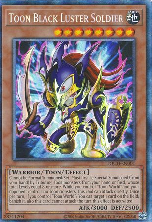 Toon Black Luster Soldier - TOCH-EN001 - Collectors Rare - Unlimited Edition