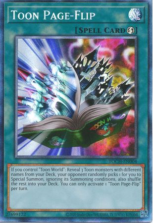 Toon Page-Flip - TOCH-EN004 - Collectors Rare - Unlimited Edition