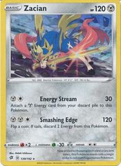 Zacian - 139/192 - Cracked Ice Holo Theme Deck Exclusive