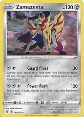 Zamazenta - 140/192 - Cracked Ice Holo (SWSH Rebel Clash Symbol)