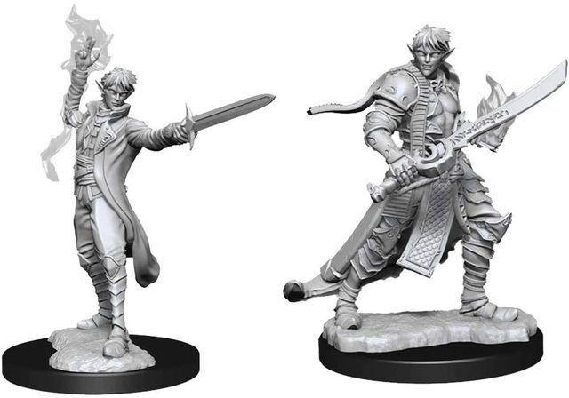 Pathfinder Battles Unpainted Minis - Male Elf Magus