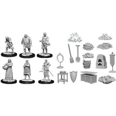 Pathfinder Battles Unpainted Minis - Castle II (Kingdom Retainers)