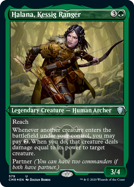 Halana, Kessig Ranger - Foil Etched